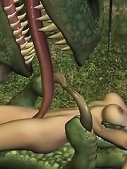 Fantasy Monster Creatures fuck horny ladies